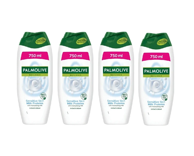 Pachet promo 4 X Gel de dus Palmolive sensitive skin 750ml